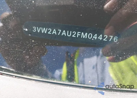 2015 Volkswagen Golf Tdi Sel 4-Door z USA, uszkodzony, nr VIN 3VW2A7AU2FM044276